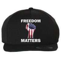 Freedom Matters USA American Fist Wool Snapback Cap