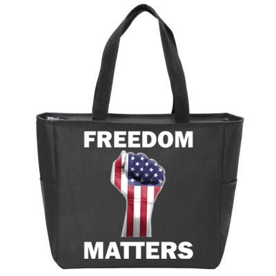 Freedom Matters USA American Fist Zip Tote Bag