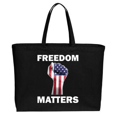 Freedom Matters USA American Fist Cotton Canvas Jumbo Tote