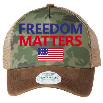 Freedom Matters USA Flag Legacy Tie Dye Trucker Hat
