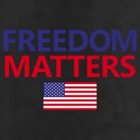 Freedom Matters USA Flag 7 Panel Mesh Trucker Snapback Hat