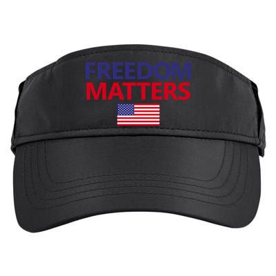 Freedom Matters USA Flag Adult Drive Performance Visor