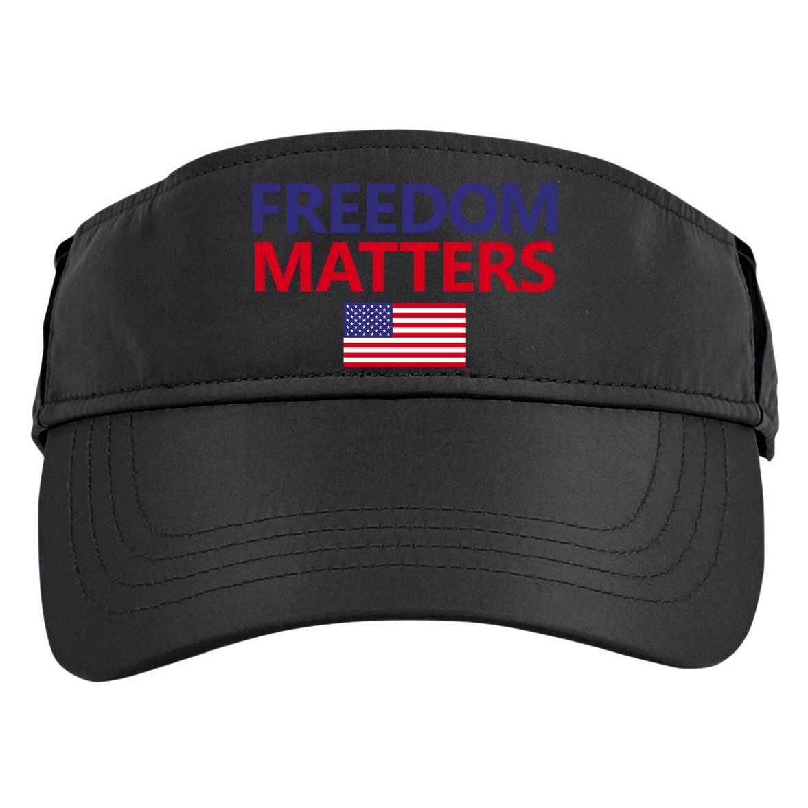Freedom Matters USA Flag Adult Drive Performance Visor