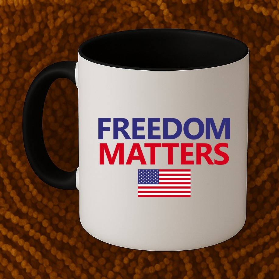 Freedom Matters USA Flag Mug