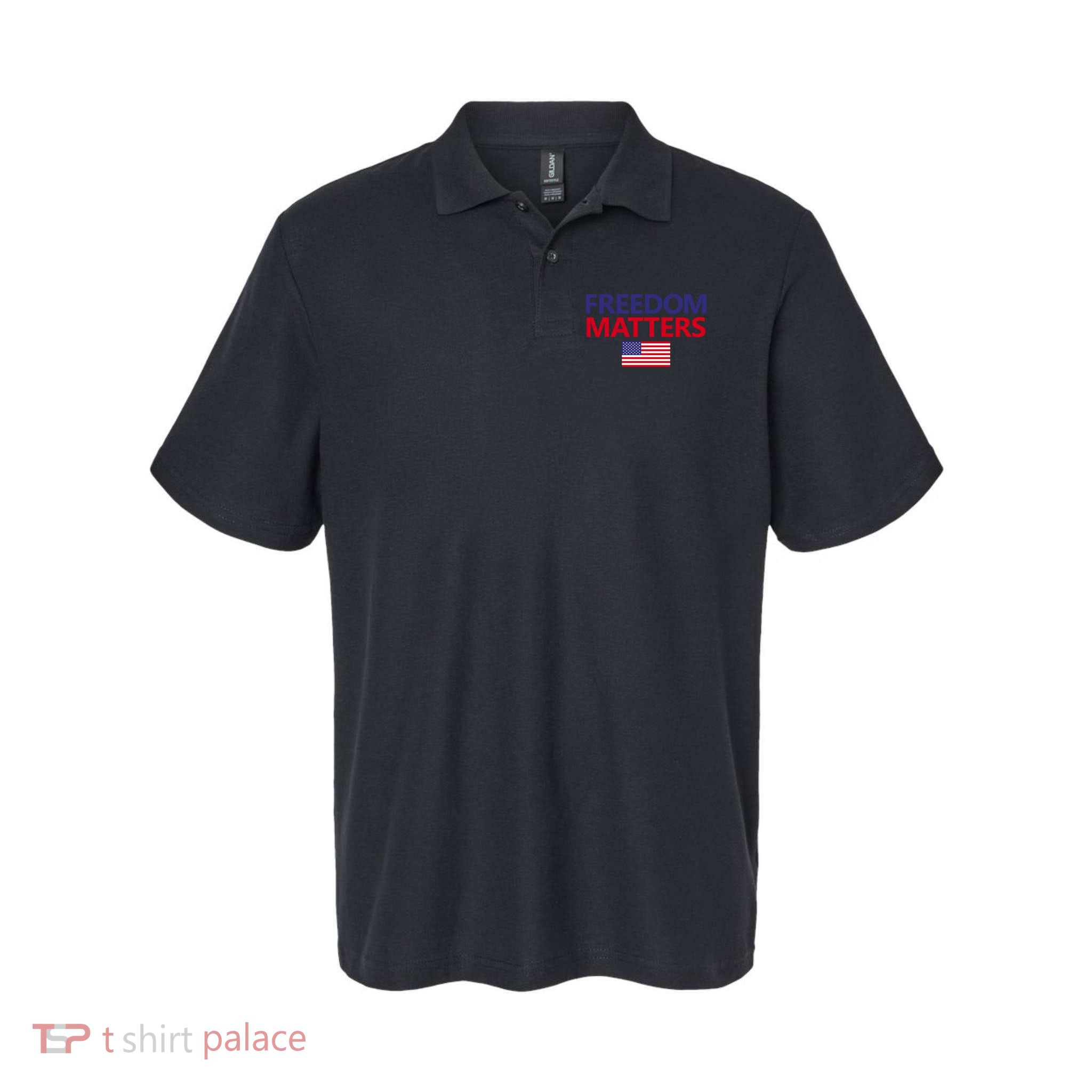 Freedom Matters USA Flag Polo