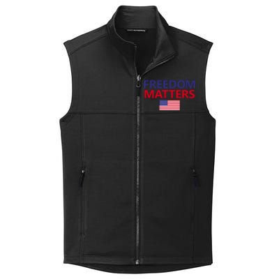 Freedom Matters USA Flag Collective Smooth Fleece Vest