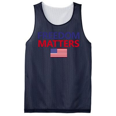 Freedom Matters USA Flag Mesh Reversible Basketball Jersey Tank