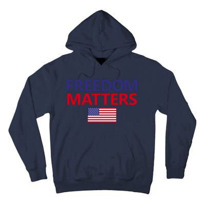 Freedom Matters USA Flag Tall Hoodie