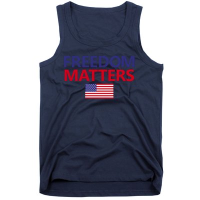 Freedom Matters USA Flag Tank Top