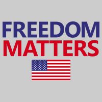 Freedom Matters USA Flag Cooling Performance Crew T-Shirt