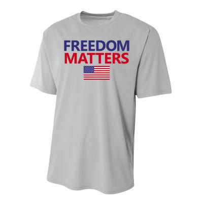 Freedom Matters USA Flag Performance Sprint T-Shirt