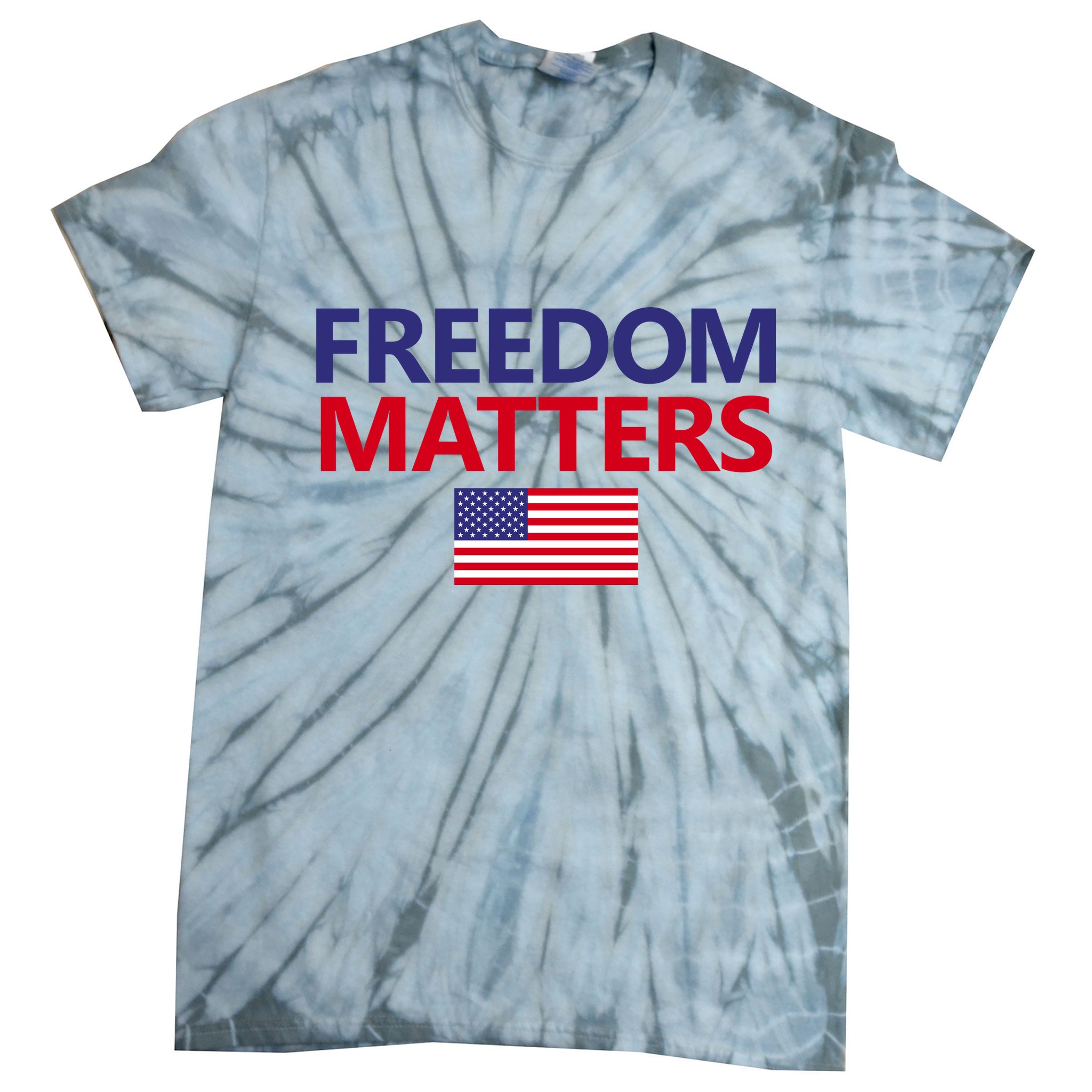 Freedom Matters USA Flag Tie-Dye T-Shirt