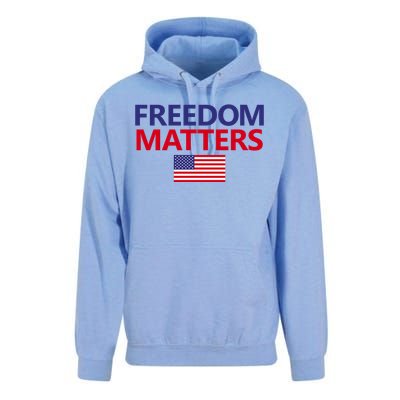 Freedom Matters USA Flag Unisex Surf Hoodie