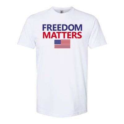 Freedom Matters USA Flag Softstyle® CVC T-Shirt