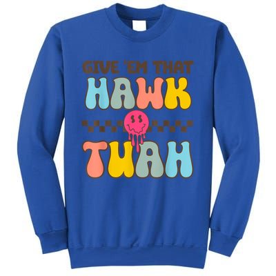 Funny Meme Viral Video Western Country Accent Hawk Tuah Gift Sweatshirt