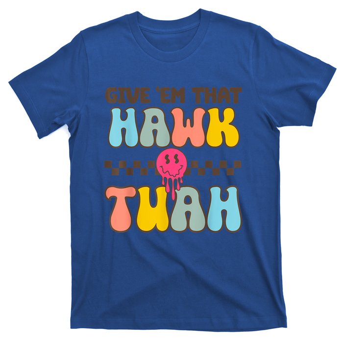 Funny Meme Viral Video Western Country Accent Hawk Tuah Gift T-Shirt