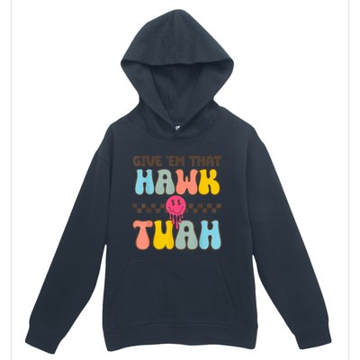 Funny Meme Viral Video Western Country Accent Hawk Tuah Gift Urban Pullover Hoodie