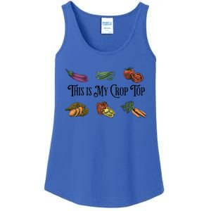 Farmers Market Vibes My Crop Top Farm Vegetable Garden Gift Ladies Essential Tank