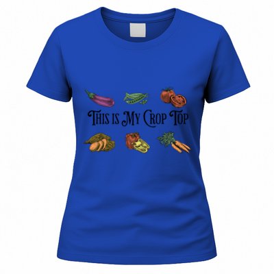 Farmers Market Vibes My Crop Top Farm Vegetable Garden Gift Women's T-Shirt