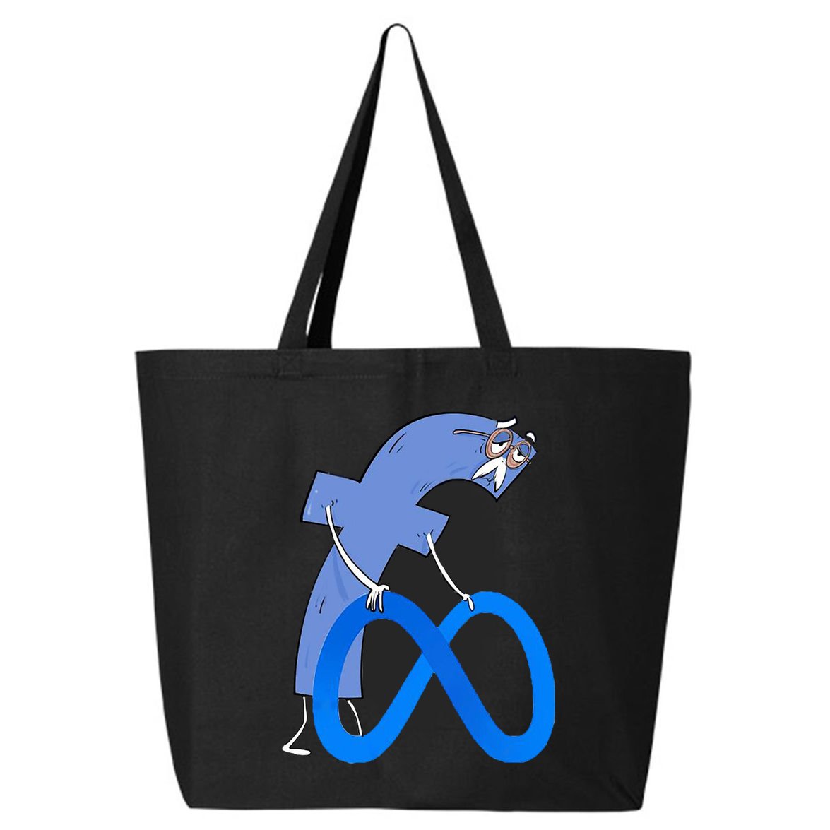 F*ck Meta Verse Facebook 25L Jumbo Tote