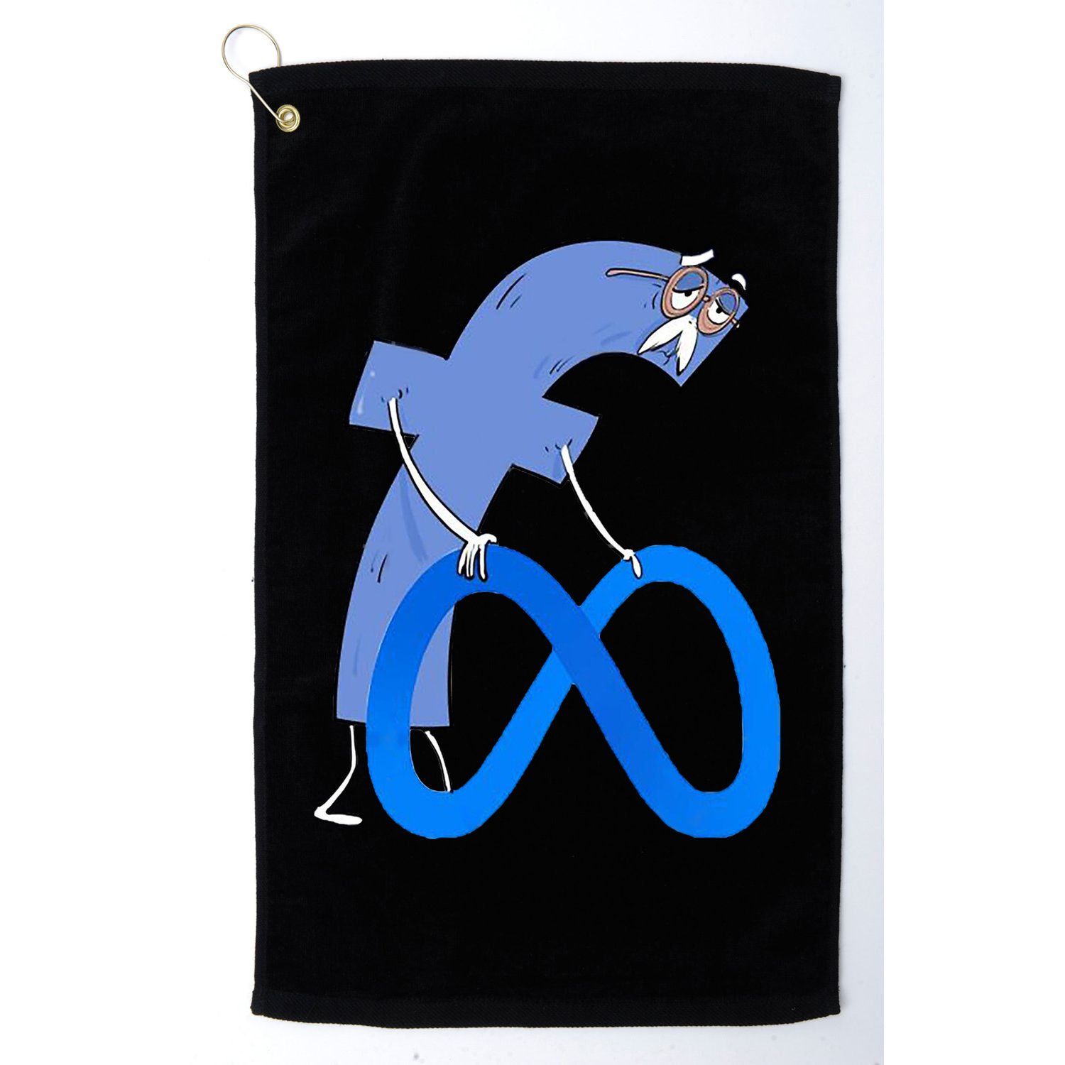 F*ck Meta Verse Facebook Golf Towel