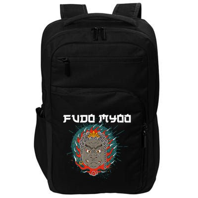 Fudo Myoo Vajrayana Buddhism Immovable Lord Japanese Chinese Funny Gift Impact Tech Backpack