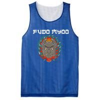 Fudo Myoo Vajrayana Buddhism Immovable Lord Japanese Chinese Funny Gift Mesh Reversible Basketball Jersey Tank