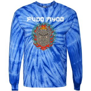 Fudo Myoo Vajrayana Buddhism Immovable Lord Japanese Chinese Funny Gift Tie-Dye Long Sleeve Shirt