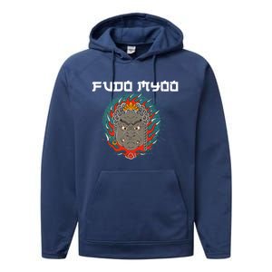 Fudo Myoo Vajrayana Buddhism Immovable Lord Japanese Chinese Funny Gift Performance Fleece Hoodie