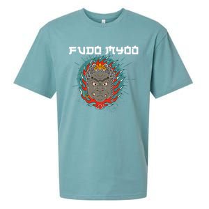 Fudo Myoo Vajrayana Buddhism Immovable Lord Japanese Chinese Funny Gift Sueded Cloud Jersey T-Shirt