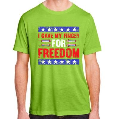 Freedom Merica Veteran Patriotic July Patriot American Flag Cute Gift Adult ChromaSoft Performance T-Shirt