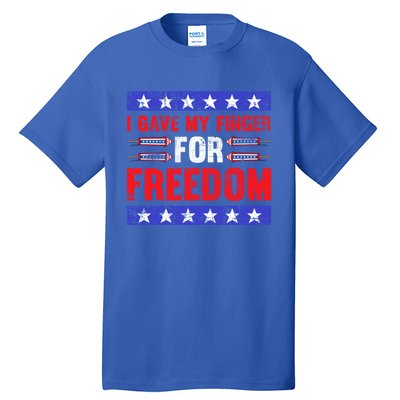 Freedom Merica Veteran Patriotic July Patriot American Flag Cute Gift Tall T-Shirt