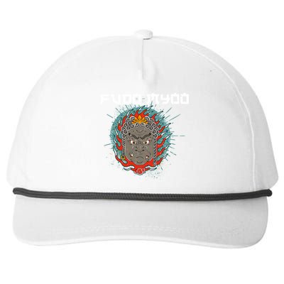 Fudo Myoo Vajrayana Buddhism Immovable Lord Japanese Chinese Gift Snapback Five-Panel Rope Hat