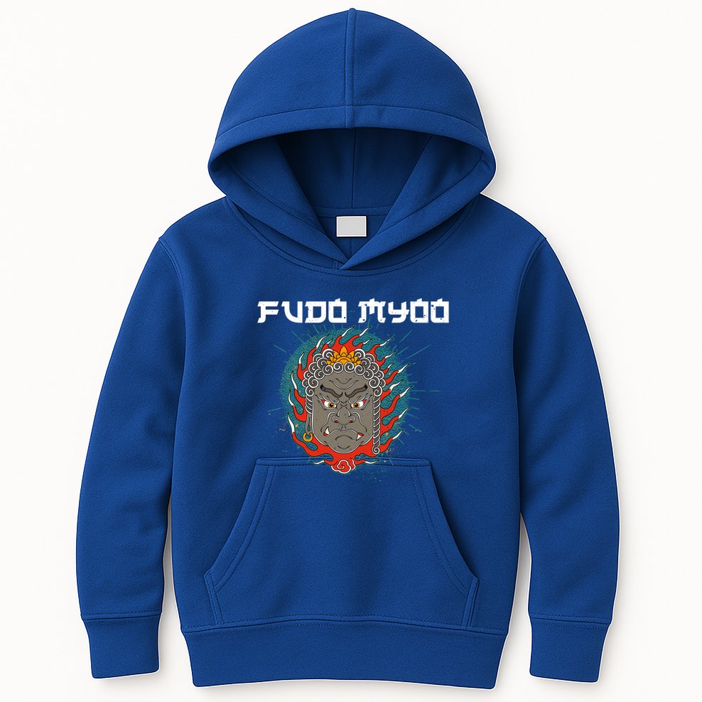 Fudo Myoo Vajrayana Buddhism Immovable Lord Japanese Chinese Gift Kids Hoodie