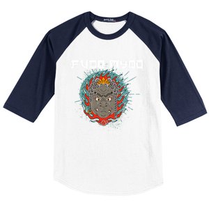 Fudo Myoo Vajrayana Buddhism Immovable Lord Japanese Chinese Gift Baseball Sleeve Shirt