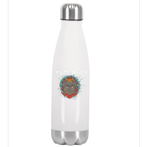 Fudo Myoo Vajrayana Buddhism Immovable Lord Japanese Chinese Gift Stainless Steel Insulated Water Bottle