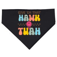 Funny Meme Viral Video Western Country Accent Hawk Tuah Gift USA-Made Doggie Bandana