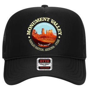 Funny Monument Valley Utah National Monument High Crown Mesh Back Trucker Hat