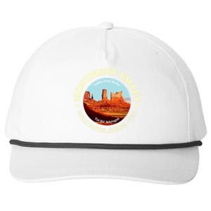 Funny Monument Valley Utah National Monument Snapback Five-Panel Rope Hat