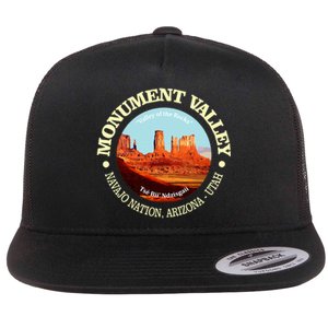 Funny Monument Valley Utah National Monument Flat Bill Trucker Hat