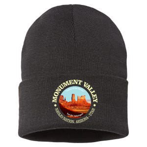 Funny Monument Valley Utah National Monument Sustainable Knit Beanie