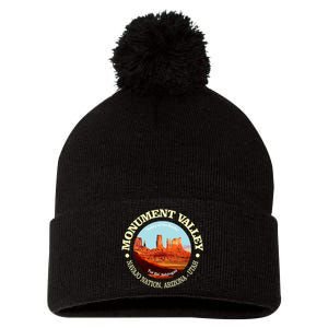 Funny Monument Valley Utah National Monument Pom Pom 12in Knit Beanie