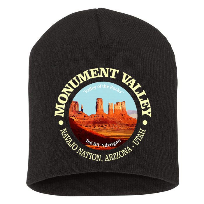 Funny Monument Valley Utah National Monument Short Acrylic Beanie