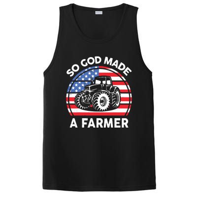 Famer Men Women Kids Funny So God Made A Farmer PosiCharge Competitor Tank