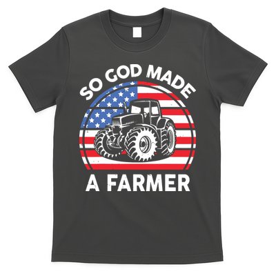 Famer Men Women Kids Funny So God Made A Farmer T-Shirt