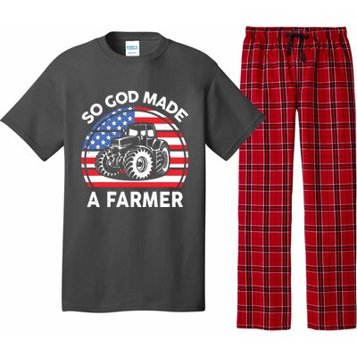 Famer Men Women Kids Funny So God Made A Farmer Pajama Set