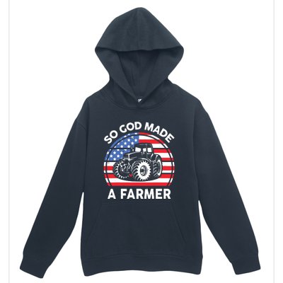 Famer Men Women Kids Funny So God Made A Farmer Urban Pullover Hoodie