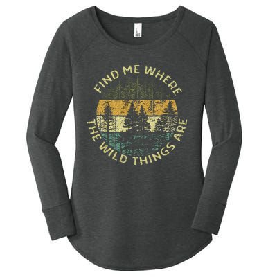 Find Me Where The Wild Things Are Outdoor Women's Perfect Tri Tunic Long Sleeve Shirt