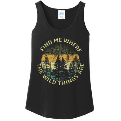 Find Me Where The Wild Things Are Outdoor Ladies Essential Tank