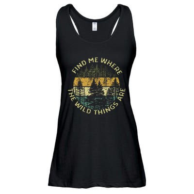 Find Me Where The Wild Things Are Outdoor Ladies Essential Flowy Tank